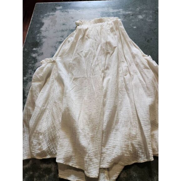 Apiece Apart Embroidered Asientos Sweep blouse tank white sz 4 - Picture 4 of 5